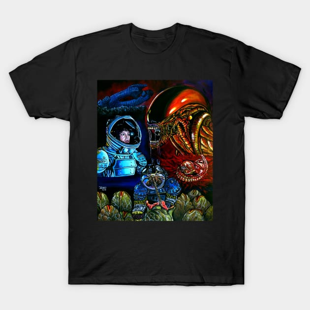 Aien T-Shirt by Horrorart